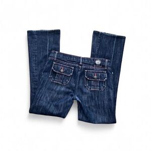 Rock & Republic Straight Leg Jeans with Flap Back Pockets